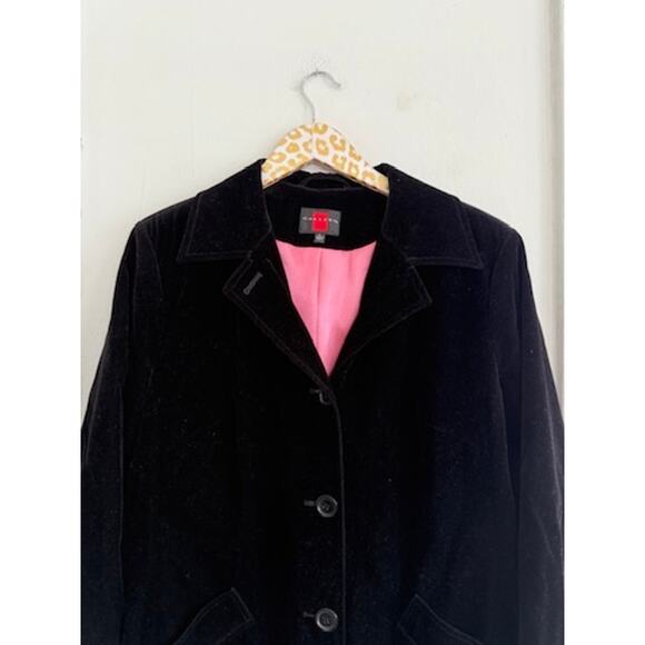 Gallery Women's Black Rayon Blend Jacket | Size Large - Picture 2 of 6